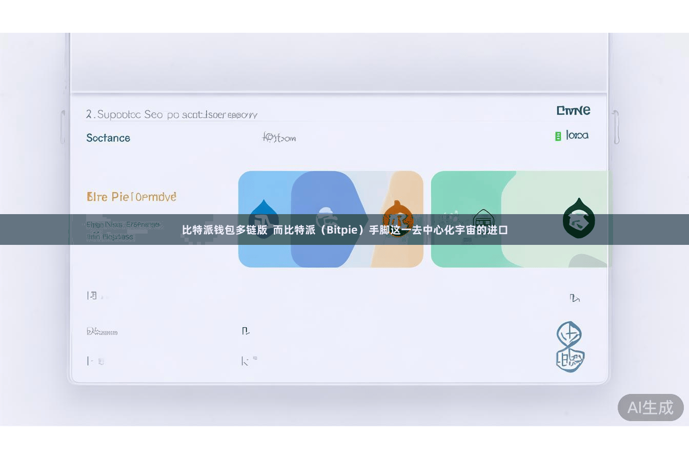 比特派钱包多链版  而比特派（Bitpie）手脚这一去中心化宇宙的进口